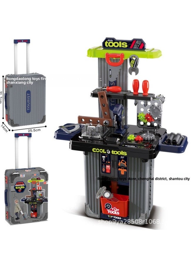 Trolley Case Play House Toys Makeup Tools Kitchen Medical Tools Plush Cat Puppy Children's Toys-Color:Medical Tools: (english Card Packaging) Xc183a - Image 5