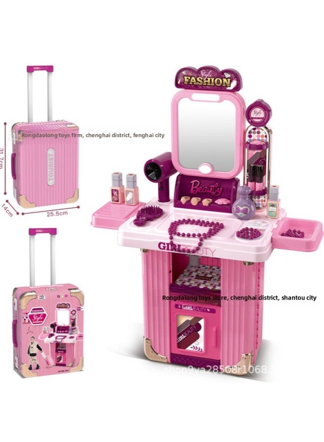 Trolley Case Play House Toys Makeup Tools Kitchen Medical Tools Plush Cat Puppy Children's Toys-Color:Medical Tools: (english Card Packaging) Xc183a - Image 4