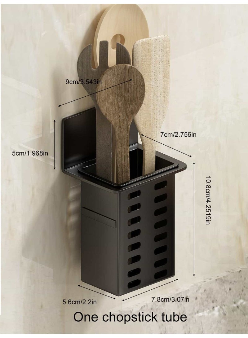Anmi 2-Piece Toothbrush Holders, Wall Mounted Bathroom Countertop Organizer, Razor Organizer for Toiletry Tooth Brush Holder - Image 4