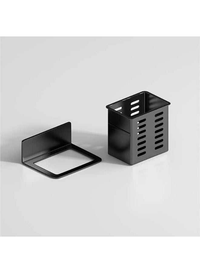 Anmi 2-Piece Toothbrush Holders, Wall Mounted Bathroom Countertop Organizer, Razor Organizer for Toiletry Tooth Brush Holder - Image 5