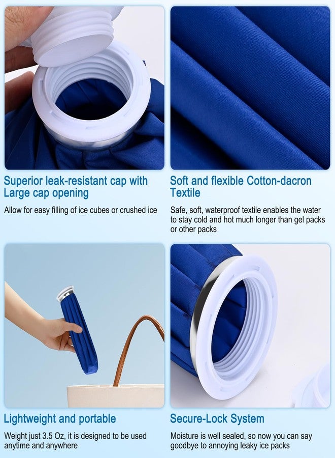 CJEBXRC Ice Bag for Injuries, Upgrade Ice Pack for Injuries, A Cold Pack That Can Relieve Pain in All Joints of The Body, Suitable for Every One of Our Loving Homes, Ice Bags 9 Inch, Blue - Image 3