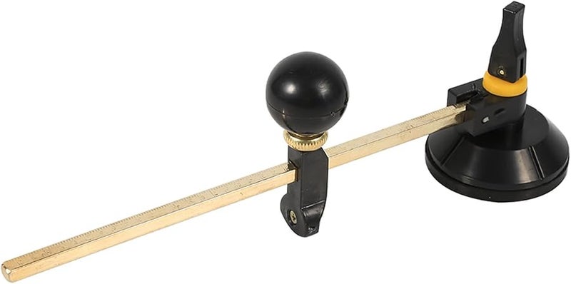 قاطع زجاج دائري قابل للتعديل بقطر 40 سم مع مقبض دائري - Image 1