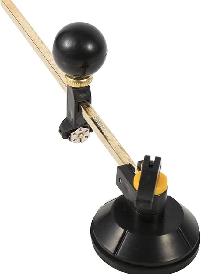 قاطع زجاج دائري قابل للتعديل بقطر 40 سم مع مقبض دائري - Image 3