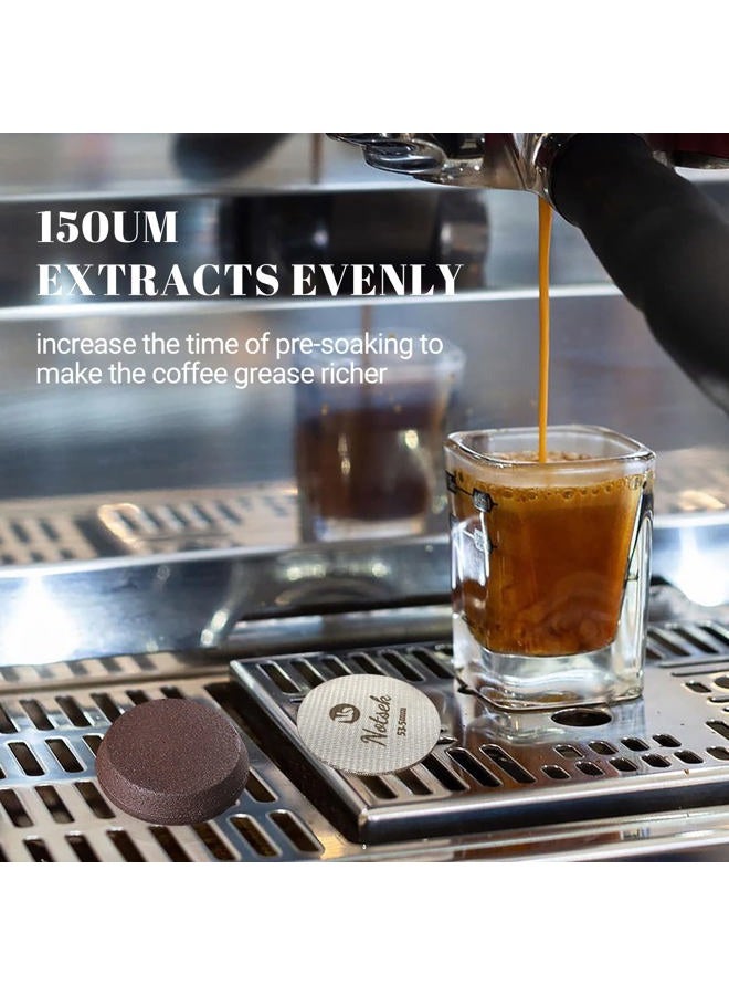 NOTSEK Puck Screen 54mm, Espresso Puck Screen for 54mm Portafilter, with Acrylic Storage Box, Resuable 1.7mm Thickness 150μm, 316L Stainless Steel, Coffee Filter Screen, Lower Shower Screen - Image 4