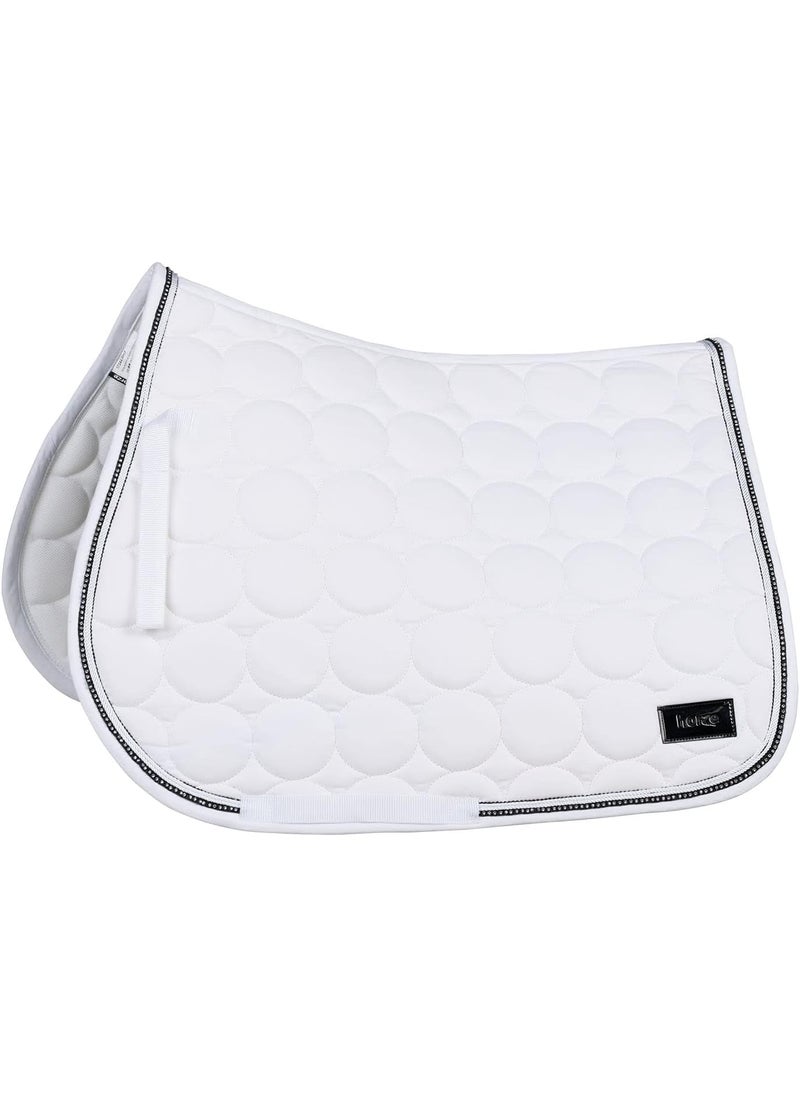 horze HORZE Marquess All Purpose Quilted QuickDry Saddle Pad with Crystal Trim  - Image 1