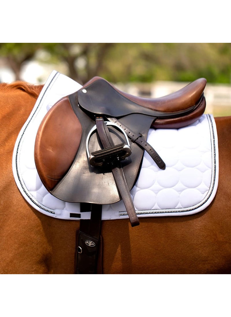 horze HORZE Marquess All Purpose Quilted QuickDry Saddle Pad with Crystal Trim  - Image 3