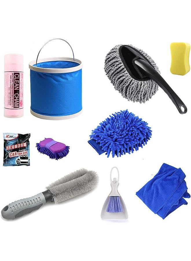 IAF 10pcs Car Cleaning Tools Wash Kit - Image 1