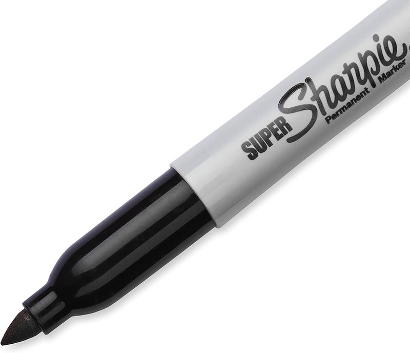 Sharpie Super Permanent Markers Fine Point Black 12 Count - Image 3