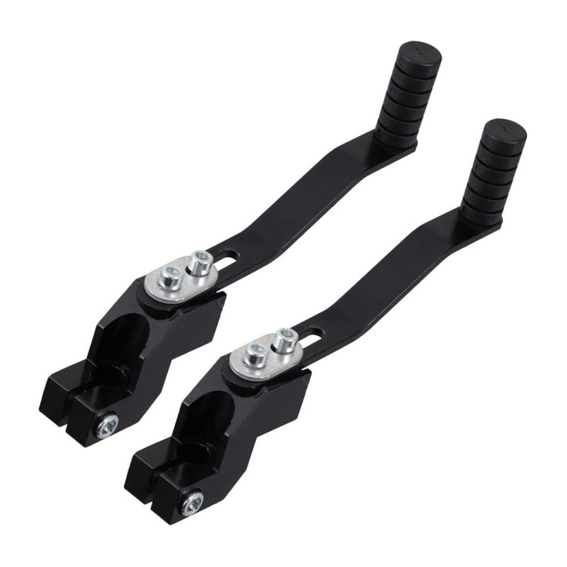 2Pcs Black CNC Aluminum Adjustable Motorcycle Gear Shifter Lever For Dirt Pit Bikes - Image 2
