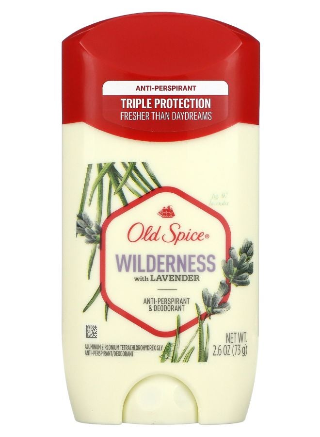 Old Spice مضاد التعرق ومزيل العرق وايلدرنس مع اللافندر 2.6 أونصة (73 جرام)