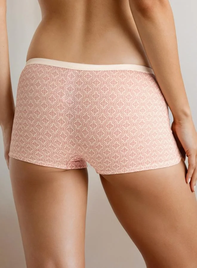 سبلاش فيڤ طقم  قطع - سراويل داخلية بوي ليج بخصر مطاطي