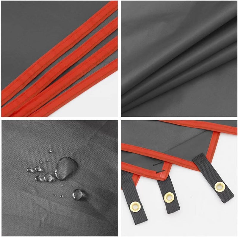 Wind Tour Portable Multifunctional Outdoor Camping Tarp Groundsheet Footprint Lightweight Floor and Ground Tarps for Camping Hiking with Carry Bag (118" x 118") - Image 3