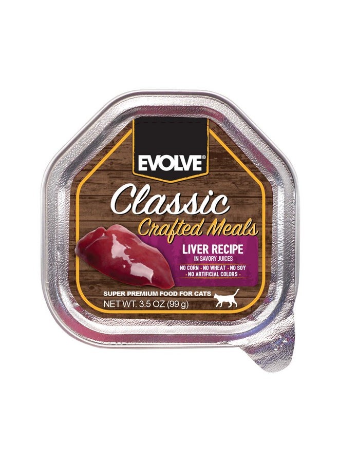 Evolve - Evolve Classic Crafted Meals Liver Recipe Cat Food (Pack of 15) - Image 1