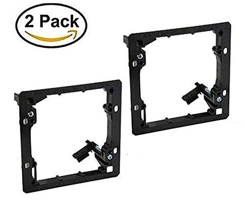 iMBAPrice IMBA-LV2-2 2-Gang Low Voltage Mounting Bracket for Drywall Outlet Cable Pass Through Wall Plates, Telephone Wires, Network Cable, HDMI, Speaker Wire, 2-Pack - Image 2