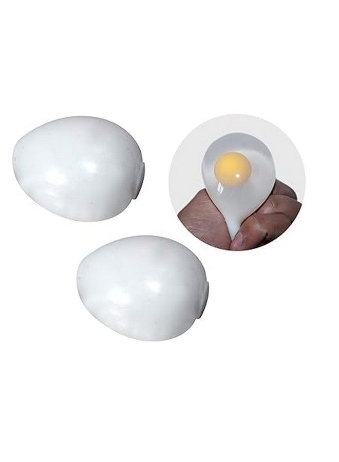 إيكان ألعاب إيكان الإسفنجية للأطفال والكبار | ألعاب ناعمة ولطيفة قابلة للضغط لتخفيف الغضب (أبيض) - Image 4