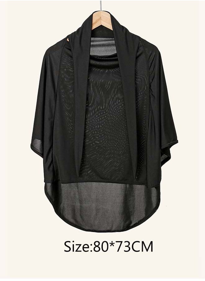 Women Muslim Heardscarf Shawl Pullover Extra Long Prayer Hijab Muslimah one Piece Chadors Arabia Body Cover Turban Islamic Middle East Full Cover Clothing  - Image 5