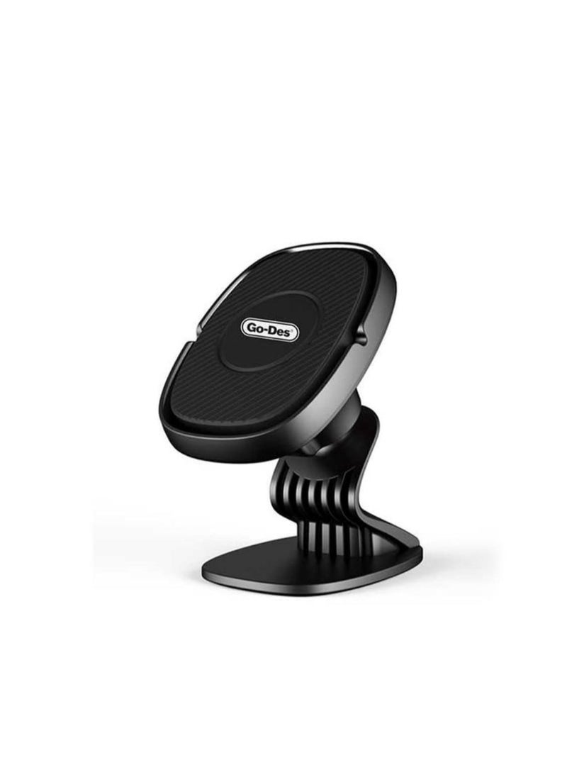 GO-DES - GO-DES Magnetic Dashboard Car Mount Holder BLACK - Image 1