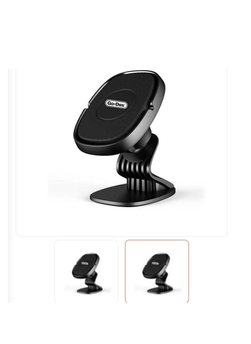 GO-DES - GO-DES Magnetic Dashboard Car Mount Holder BLACK - Image 1