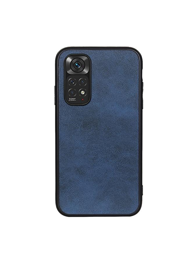 erorex Case For Xiaomi Redmi Note 11 4G Global / Note 11S Accurate Hole Two-color Calf Texture Shockproof Phone Case - Image 1