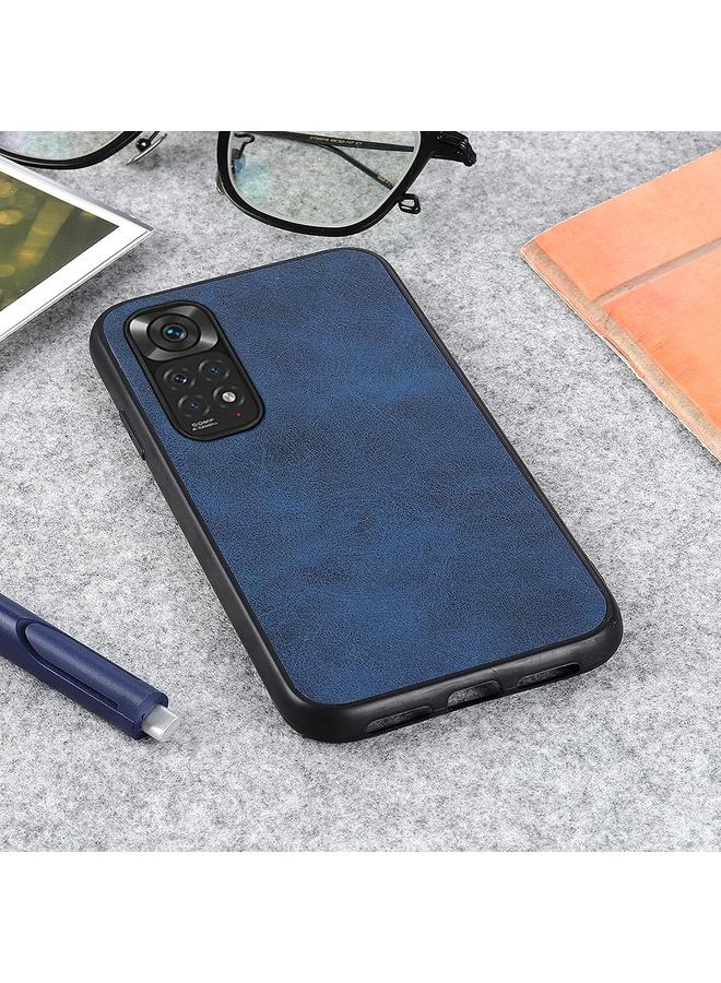 erorex Case For Xiaomi Redmi Note 11 4G Global / Note 11S Accurate Hole Two-color Calf Texture Shockproof Phone Case - Image 3