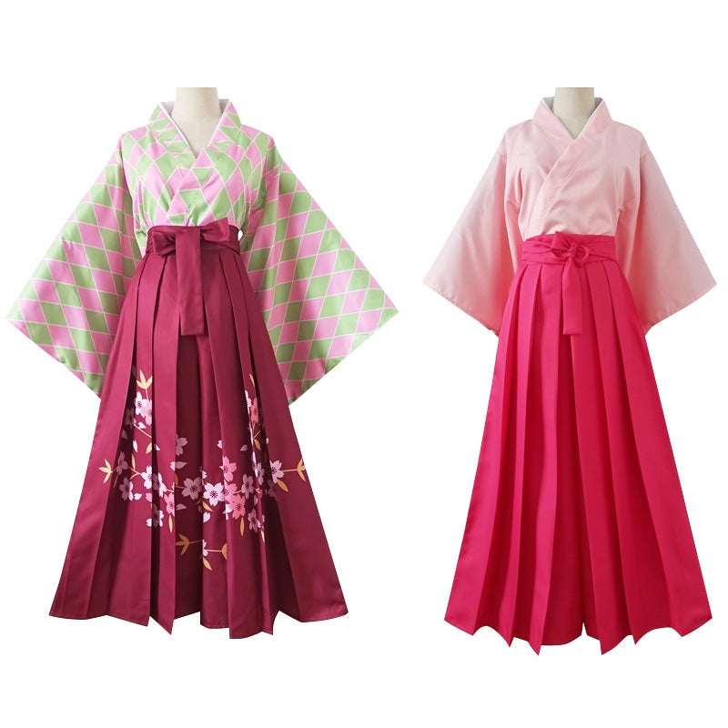 Ghost Extinguishing Tough Kimono Cos Kitchen Gate Charcoal Zhilang You Douzi Ganlu Temple Honey Glass Kimono Cosplay Animation - Image 4
