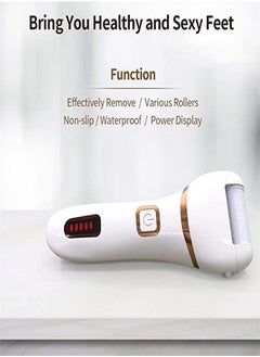 ULHYC Electric Foot File Callus Remover Rechargeable Pedicure Tools  Professional Foot Scraper With 3 Roller Heads  2 Speed  Smart Light and Digital Display for Removing Dead Skin and Calluses  - Image 4