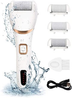 ULHYC Electric Foot File Callus Remover Rechargeable Pedicure Tools  Professional Foot Scraper With 3 Roller Heads  2 Speed  Smart Light and Digital Display for Removing Dead Skin and Calluses  - Image 1