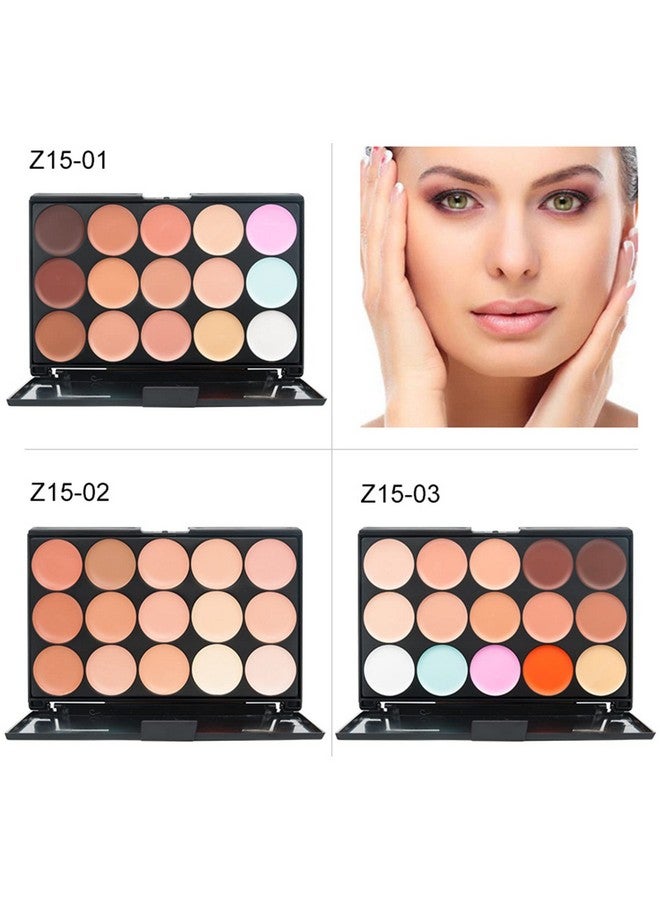 Pure Vie S Hydrating Cream Concealer Palette, Pure Vie Long Lasting Full Coverage Correcting Concealer Palette Foundation Camouflage Makeup Contour Kit For Conceals Corrects Dark Circles Acne Blemish#2 - Image 2