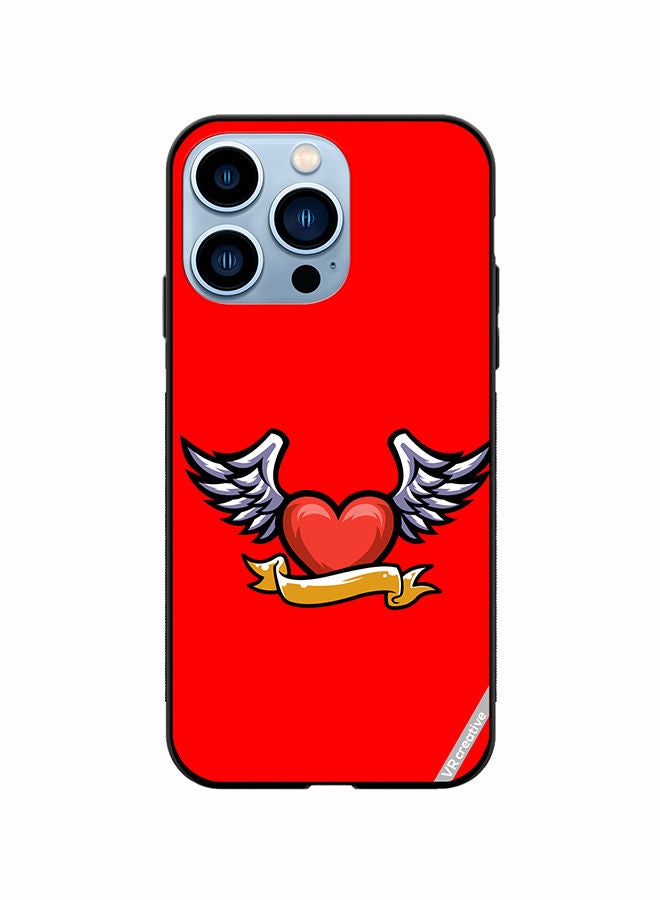 VR CREATIVE Protective Case Cover For Apple iPhone 14 Pro Max Loving Heart Design Multicolour - Image 1