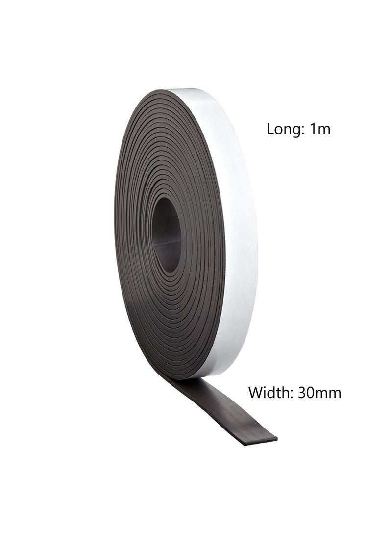 Magnetic Tape With Adhesive Magnet Tape Roll With Strong Adhesive Backing For DIY Art Projects - Image 2