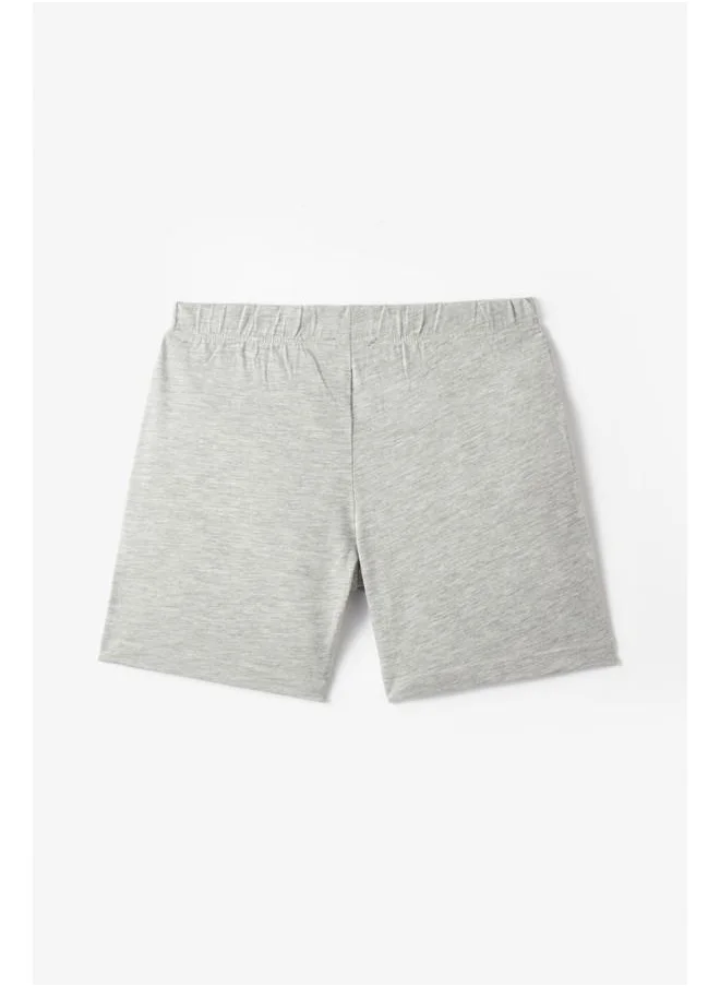 JUNE June Boy Broccoli Printed Short Grey