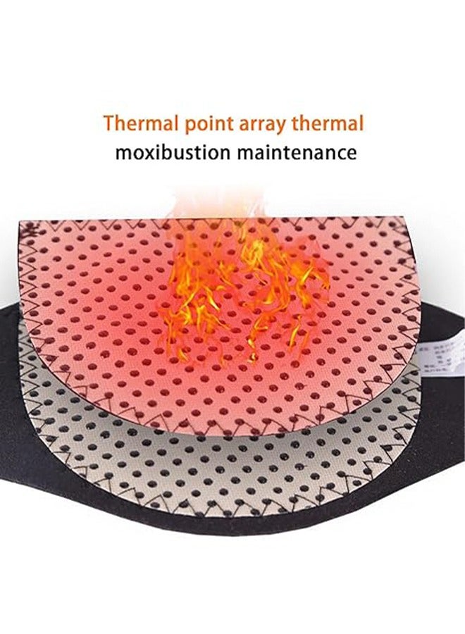 Loquat 3Pcs Self Heating Neck Brace Magnetic Thermal Neck Wrap for Arthritis Migraine Headaches Shoulders Back Spinal Pain Relief Therapy Adjustable - Image 3