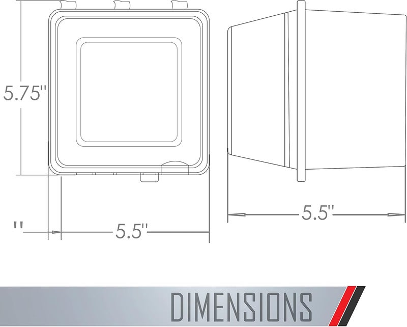 TayMac MM7440C Two-Gang Weatherproof In-Use Cover with Universal Fit Adapter System, Clear Finish - Image 3