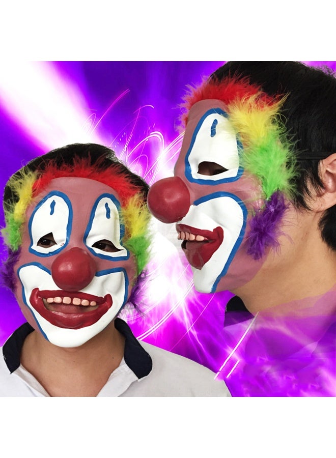 Cosplay Banquet Holloween Funny Joker Mask For Teenager Clown Mask Masquerade Silicone Soft Cute Wildly Costume Clown Mask Accessories For Boys - Image 3