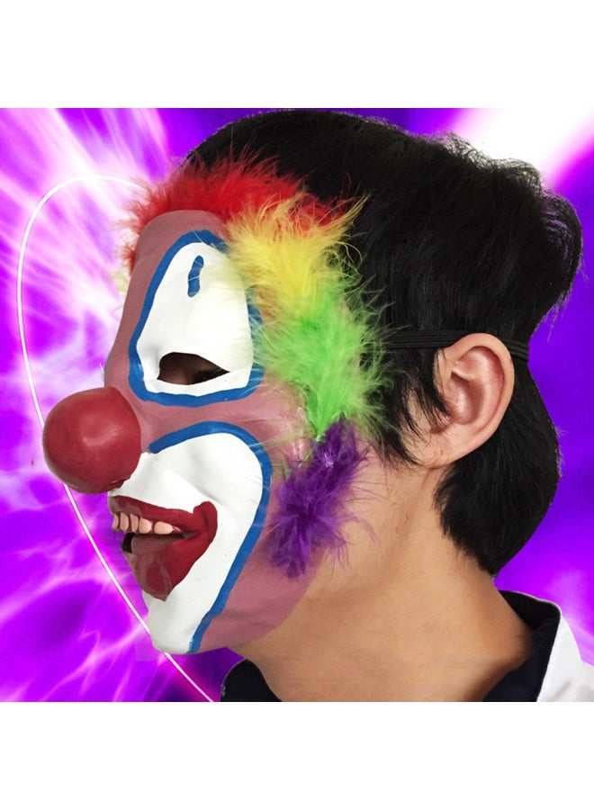 Cosplay Banquet Holloween Funny Joker Mask For Teenager Clown Mask Masquerade Silicone Soft Cute Wildly Costume Clown Mask Accessories For Boys - Image 2