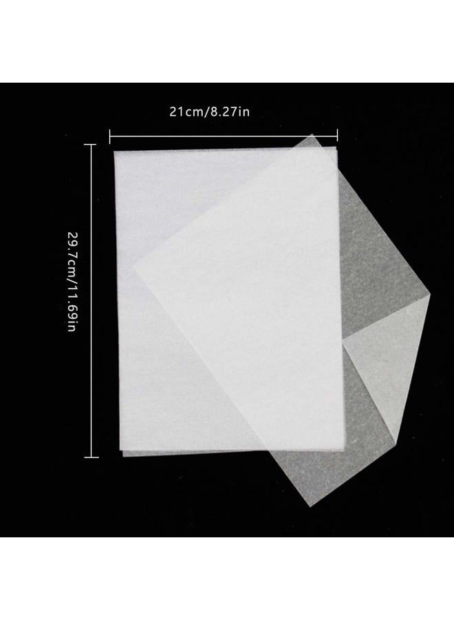 Waybas 300 PCS Tracing Paper, A4 Size Artists Tracing Paper Trace Paper White Translucent Sketching Tracing Paper Calligraphy Architecture Transfer Paper for Pencil Ink Markers (8.5 X 11.5 Inch) - Image 2