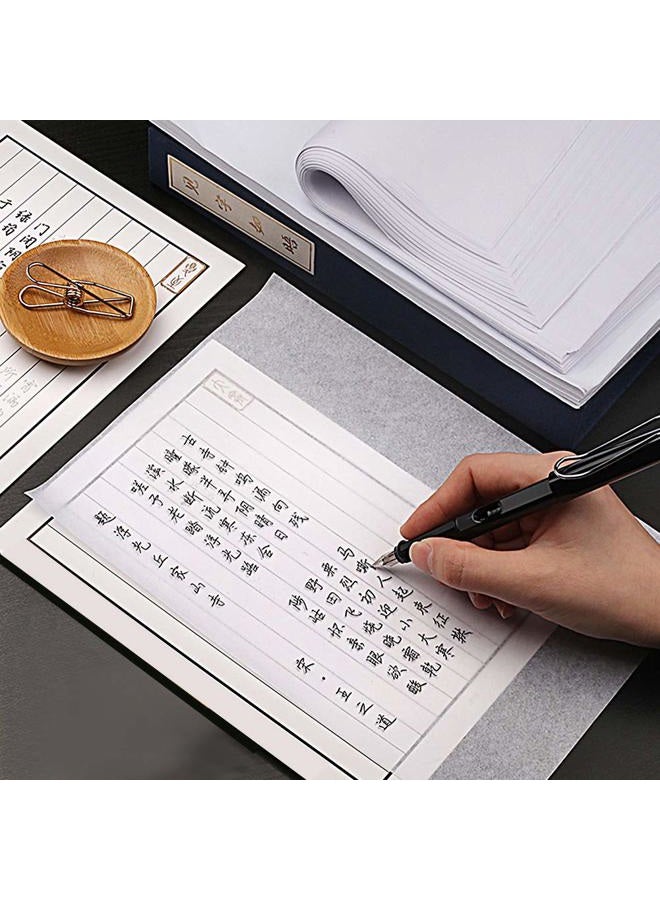 Waybas 300 PCS Tracing Paper, A4 Size Artists Tracing Paper Trace Paper White Translucent Sketching Tracing Paper Calligraphy Architecture Transfer Paper for Pencil Ink Markers (8.5 X 11.5 Inch) - Image 4