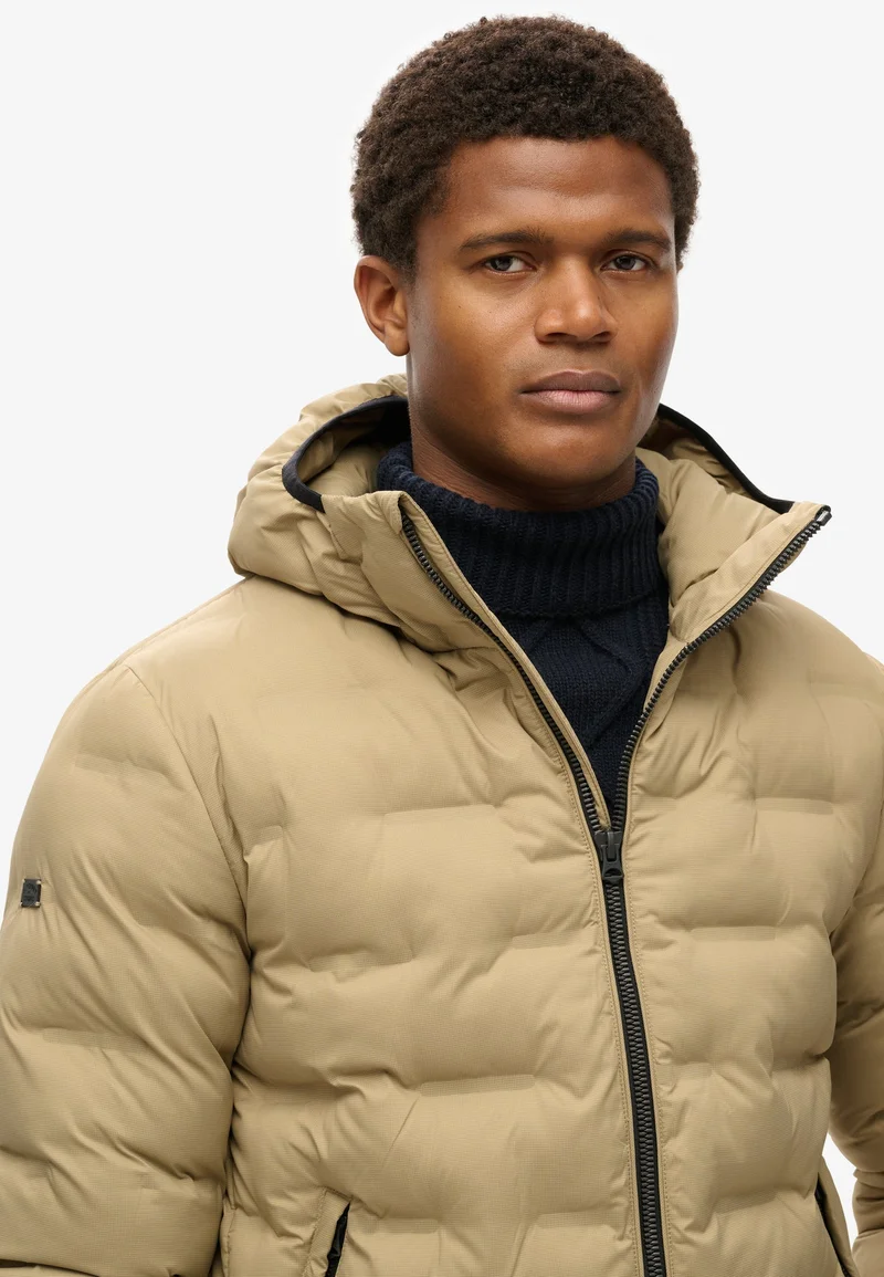 Superdry  Hooded Quilted Puffer Coat for Men | Best Price UAE
