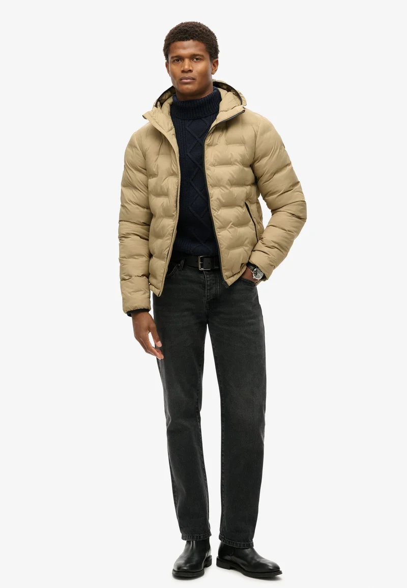 Superdry Hooded Quilted Puffer Coat