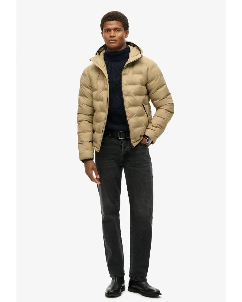 Superdry Hooded Quilted Puffer Coat