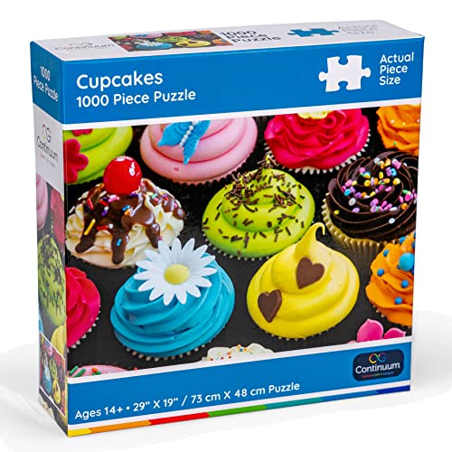 Continuum Games Cupcakes 1000 Piece Jigsaw Puzzle - Image 1