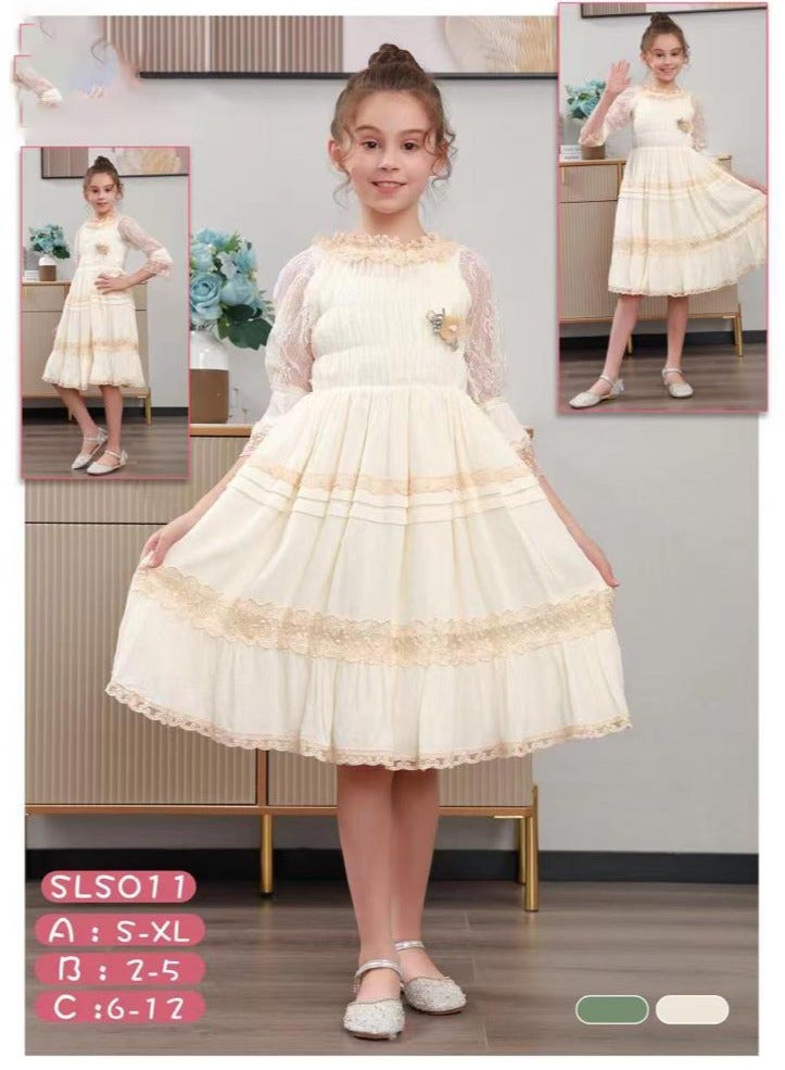 Girls dress in the latest fashion trends suitable for holidays and special occasions