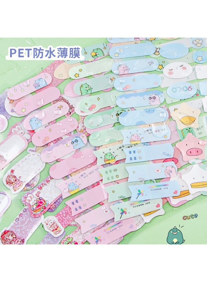 HELPS New Cute Cartoon Waterproof Name Stickers Student Self-adhesive Handwriting Label Water Cup Stickers Self-adhesive Name Stickers - Image 3