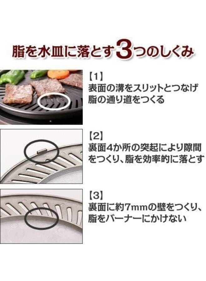Iwatani  Smokeless Korean Barbecue Grill Yakimaru Cb-Slg-2  - Image 2