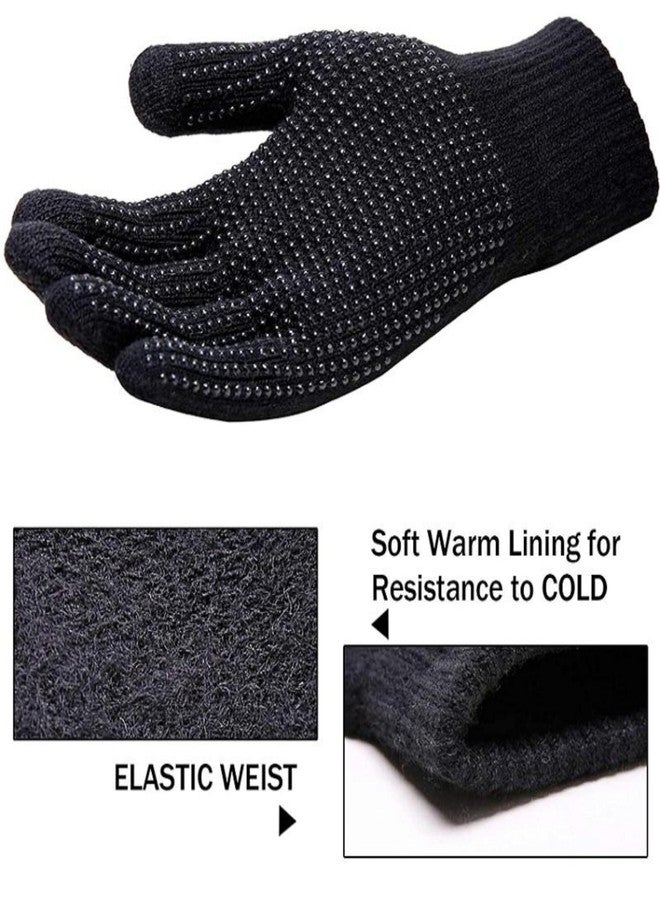 HHADEK Thermal Touchscreen Gloves for Cold Weather | Windproof, Insulated Winter Gloves for Outdoor Activities | Warm Gloves for Biking, Snow Sports, and Everyday Use - Image 2
