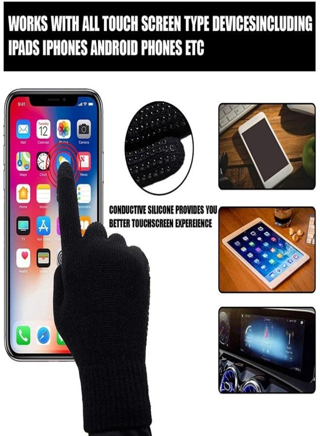 HHADEK Thermal Touchscreen Gloves for Cold Weather | Windproof, Insulated Winter Gloves for Outdoor Activities | Warm Gloves for Biking, Snow Sports, and Everyday Use - Image 5