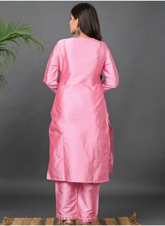 Riara Embroidery Women Kurta With Pant And Dupatta Pink Round Neck S - pzsku/Z8808B75361045C54B3ADZ/45/_/1717244308/96d75871-923b-4fd1-9d61-50e2bc05b8b2