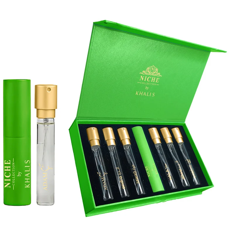 عطور نيش مجموعة خالص نيش ديسكفري للعطور للرجال والنساء، أخضر، 6 عطور، 10 مل لكل عطر من NICHE PERFUMES