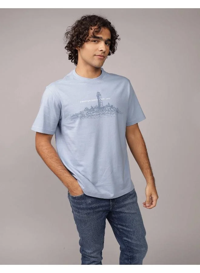 American Eagle Elevated Logo Graphic T-Shirt