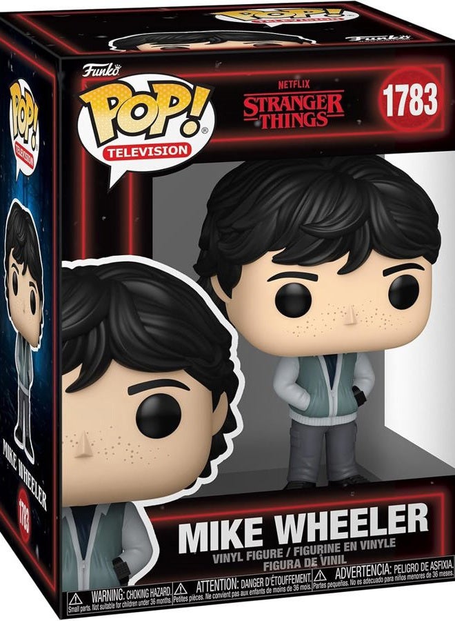 POP TV: Stranger Things - Mike Wheeler (Season 5) Funko Vinyl Figure (Bundled with Compatible Box Protector Case), Multicolor, 3.75 inches - Image 2
